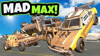 MAD MAX Car Hunt Ends in BIG CRASHES in BeamNG Drive Mods!