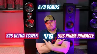 WHICH ONE'S THE ULTIMATE SVS TOWER? SVS Ultra Towers vs SVS Prime Pinnacle Towers!