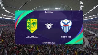 AEK Larnaca vs Anorthosis Famagusta  (01/10/2022) Cyprus 1st Division PES 2021