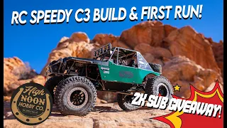 RC Speedy C3 Chassis Build/ First Drive & 2k Subscriber Giveaway! [Nicest RC Truck I’ve ever owned.]