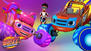 Blaze & Sparkle Transform Into Superheroes! 🦸‍♀️ | Blaze and the Monster Machines