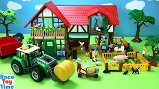 Playmobil Large Farm Building Playset with Animals Toys For Kids