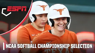 Selection Sunday 🚨 Texas Longhorns are No. 1 overall seed in NCAA Softball Tournament