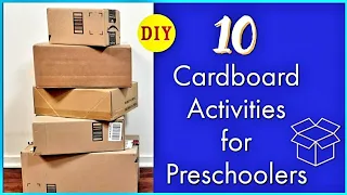 10 Cardboard Activities for Kids | DIY Cardboard Games for Preschoolers