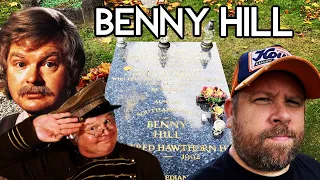 The Grave of Benny Hill - Hollybrook Cemetery, Southampton, Hampshire. Gravesite/Gravestone