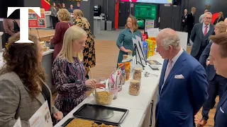 King tours Kellogg’s HQ as part of visit to Greater Manchester