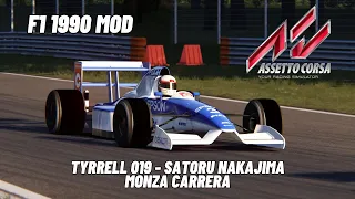 Assetto Corsa - F1 1990 MOD - Monza - Tyrrell 019 #assetto #assettocorsa #assettocorsamods