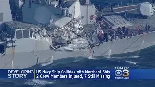 7 Navy Crew Missing, Skipper Hurt After Collision Off Japan