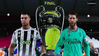 PES 2020 - Real Madrid vs Juventus - Final UEFA Champions League UCL - Gameplay PC