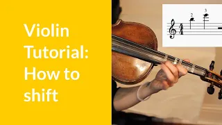 How to shift tutorial (on the violin)