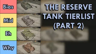 Reserve Tank Tierlist Part 2