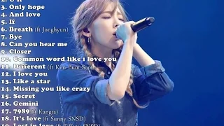 Best Songs of Kim Taeyeon (김태연)