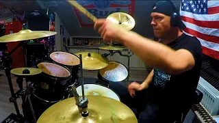 drumcover : helloween -  I want out