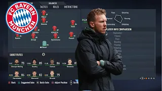 FIFA23 HOW TO PLAY LIKE JULIAN NAGELSMANN BAYERN MUNCHEN 2022/2023 FORMATION TACTIC AND INSTRUCTIONS