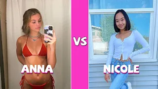 Anna Shumate Vs Nicole Laeno TikTok Dances Compilation (June 2021)