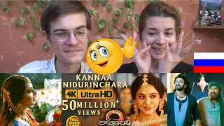 Kanna Nidurinchara | Baahubali 2 | Telugu | Prabhas, Anushka | Russian reaction