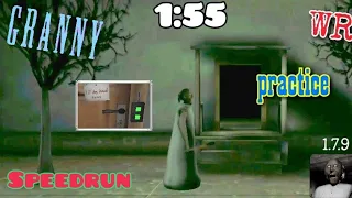 Granny - World record (1:55), Speedrun in practice