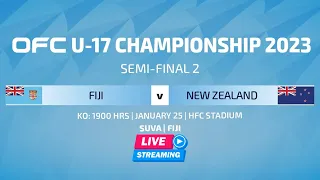 Fiji U-17 vs New Zealand U-17 | OFC U-17 Championship 2023 | LIVE 🔴