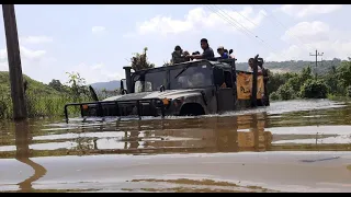 El ejercito mexicano al rescate en Tabasco y Yucatan