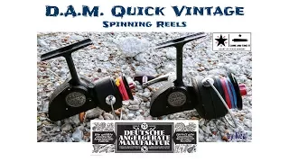 Vintage DAM Quick Reel Overview & Review -  Over built German fishing reels