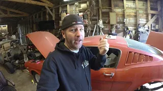 1965 Mustang New Radiator Installation