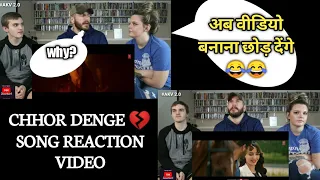 Chhor denge song reaction || chhor denge reaction video || Nora fatehi || parampara Tandon | Hot 🔥🔥🥵