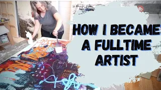 I BECAME A FULL TIME ABSTRACT ARTIST AFTER I QUIT MY JOB - Lori Mirabelli