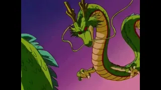 Goku leaves with shenron!!!