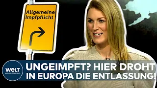 CORONA: Covid19-Impfpflicht! So sieht es in anderen Ländern in Europa aus I WELT News