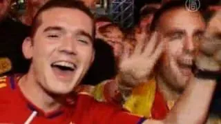 Испания празднует победу на Евро-2012