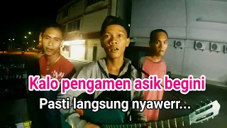 Lucu campur sedih pengamen jalanan ini jago lagu dangndut