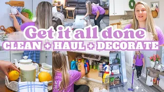 MOM LIFE CLEAN WITH ME + HAUL | SUMMER CLEAN & DECORATE | CLEANING MOTIVATION | DOSSIER | MarieLove