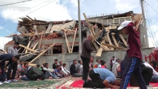 Belgrade Muslims Pray After Mosque Demolished