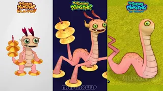 ALL Dawn of Fire Vs My Singing Monsters Vs The Lost Landscapes Redesign Comparisons