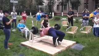 Андрей Гальцов жим лежа 150 кг на 32 раз / Andrey Galtsov Benchpressing 150kg x 32
