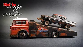 Maisto Custom '57 Bel Air Gasser & Ramp Truck