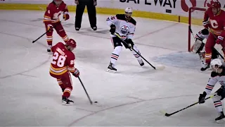 4/10/21  Elias Lindholm Lift The Flames To A 3 Goal Lead On The Power Play