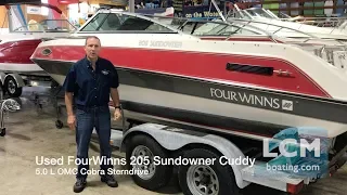 Used FourWinns 205 Sundowner Cuddy Cabin Boat - SOLD