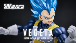 SHF Figuarts Vegeta Super Saiyan God Super Saiyan 2019 - Review
