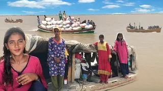 A Pakistani Village on Boats Ancient Tribe Boat House Floating Village Traditional Life 2024