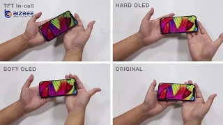 iPhone X Screens Comparison: NCC Incell VS Hard OLED VS Soft OLED VS OEM - BIZBEE Review