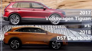 2017 VW Tiguan vs 2018 DS7 Crossback (technical comparison)