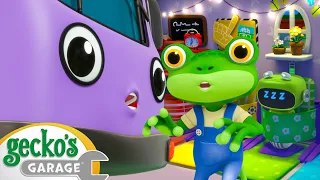 Gecko, weck die Mechaniker nicht auf | 60-minütige Zusammenstellung｜Geckos Garage｜LKW für Kinder