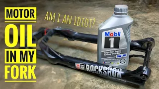 Did I Ruin my Rockshox Fork with Motor Oil?