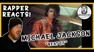 Michael Jackson - Beat It | RAPPER REACTION!