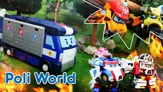 POLI World : Robocar POLI Stop motion series EP02 I POLI rescues the forest