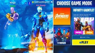 NEW "THANOS" SKIN + INFINITY GAUNTLET GAME MODE! - NEW Fortnite Battle Royale UPDATE - Fortnite Live