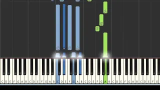 G minor Lofi Hip Hop chord progression w/melody "Morning Fog" [Synthesia] (Piano tutorial)