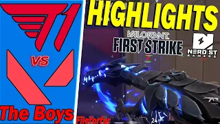 T1 vs The Boys / HIGHLIGHTS / First Strike North America - NSG Tournament - Qualifier BO3