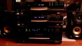 Harman Kardon AVR 7000 and HK DVD 10 and HK HD 750 playing Scorpions Always Somewhere Acoustica